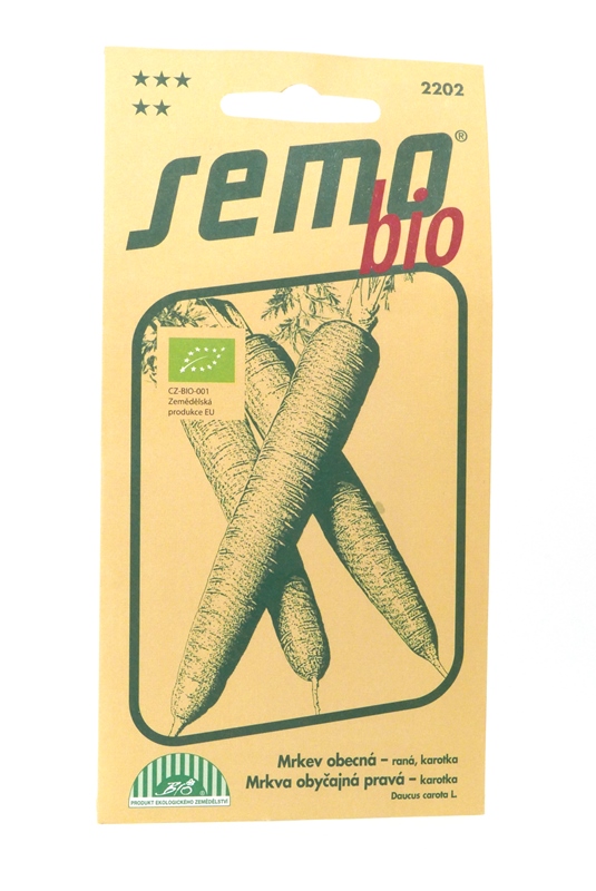 Mrkev obecná - raná, karotka osivo 2g BIO
