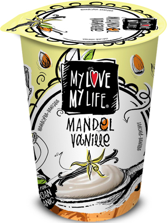 Zakysané Ň mandlové Vanilka 180g BIO