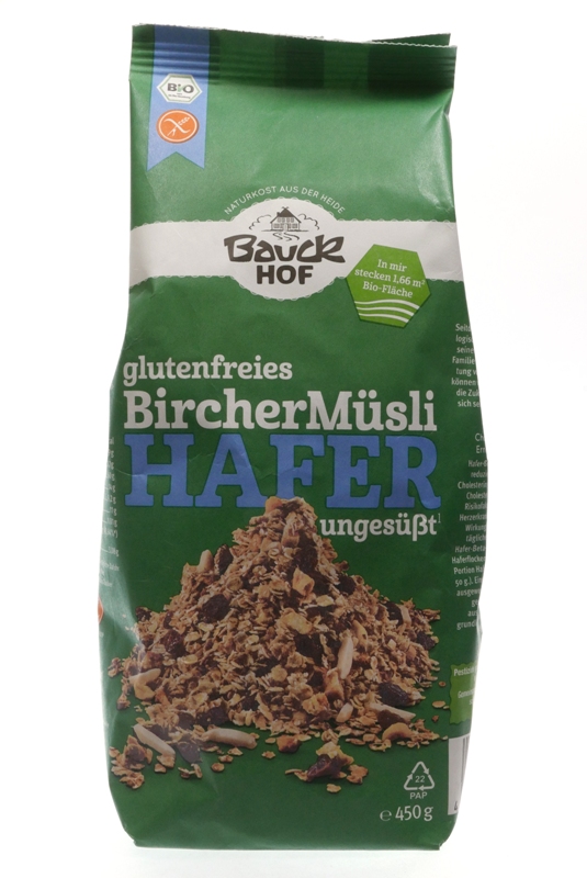 Musli Bircher bezlepkové 450g BIO