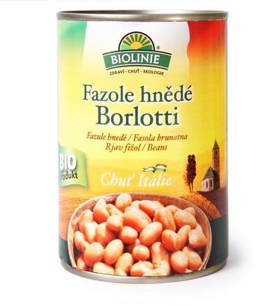 Fazole Borlotti sterilované 240g/400g BIO
