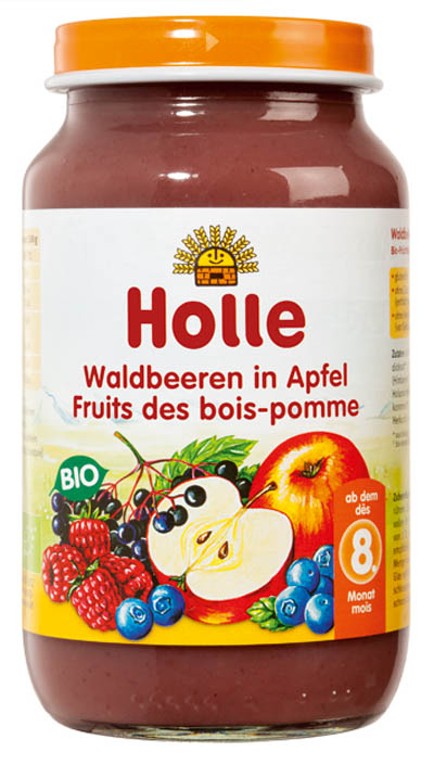 Lesní plody v jablku 190g BIO, DEMETER