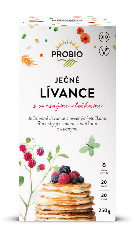 Ječné lívance 250g BIO