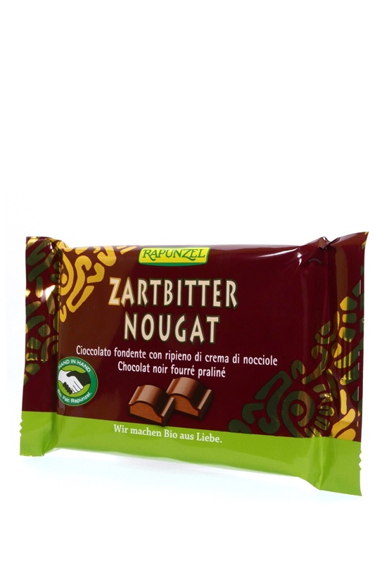 Čokoláda hořká nugát 100g BIO