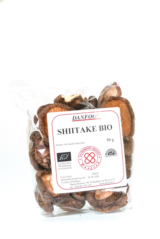 Shiitake sušené 50g BIO