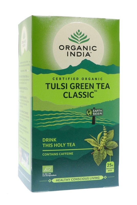 Tulsí se zeleným čajem 25x1,74g BIO