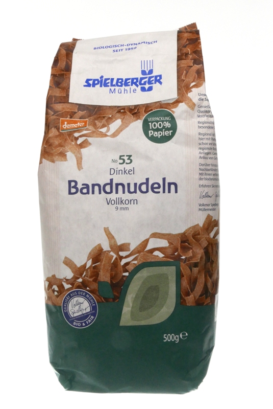 Nudle špaldové celozrnné 500g BIO