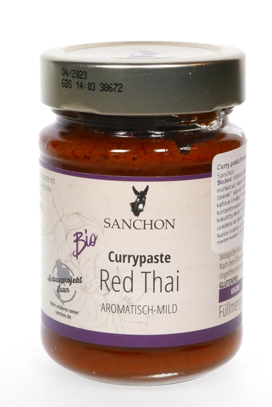 Curry pasta Thai červená 190g BIO