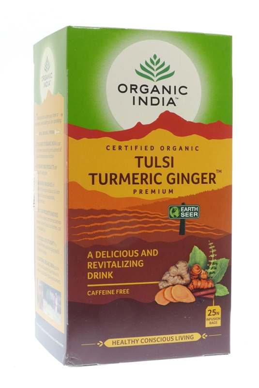 Tulsí Kurkuma Zázvor 25x1,9g BIO