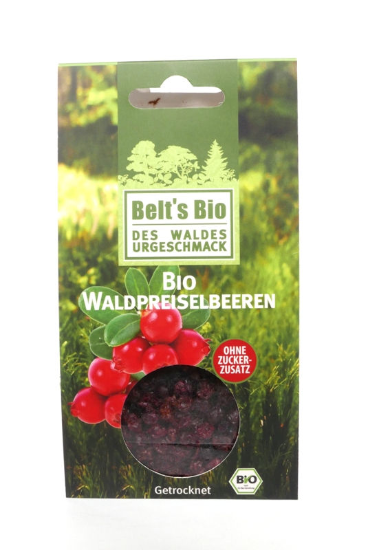 Brusinky lesní sušené 80g BIO