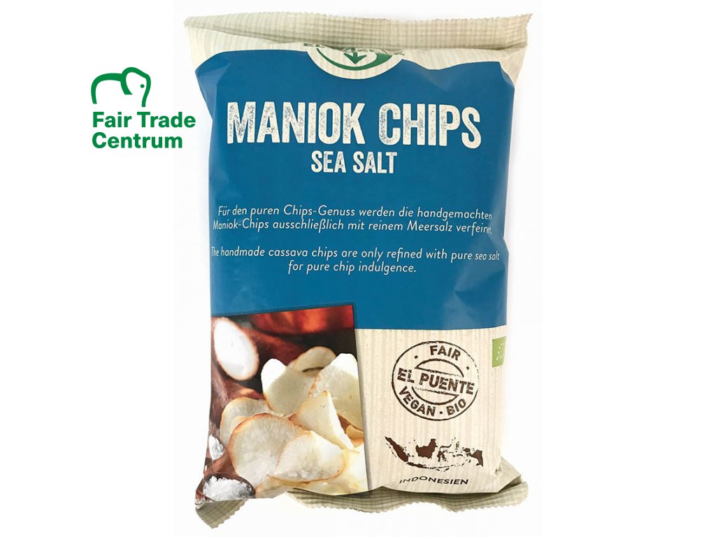 Chips z manioku s mořskou solí 100g