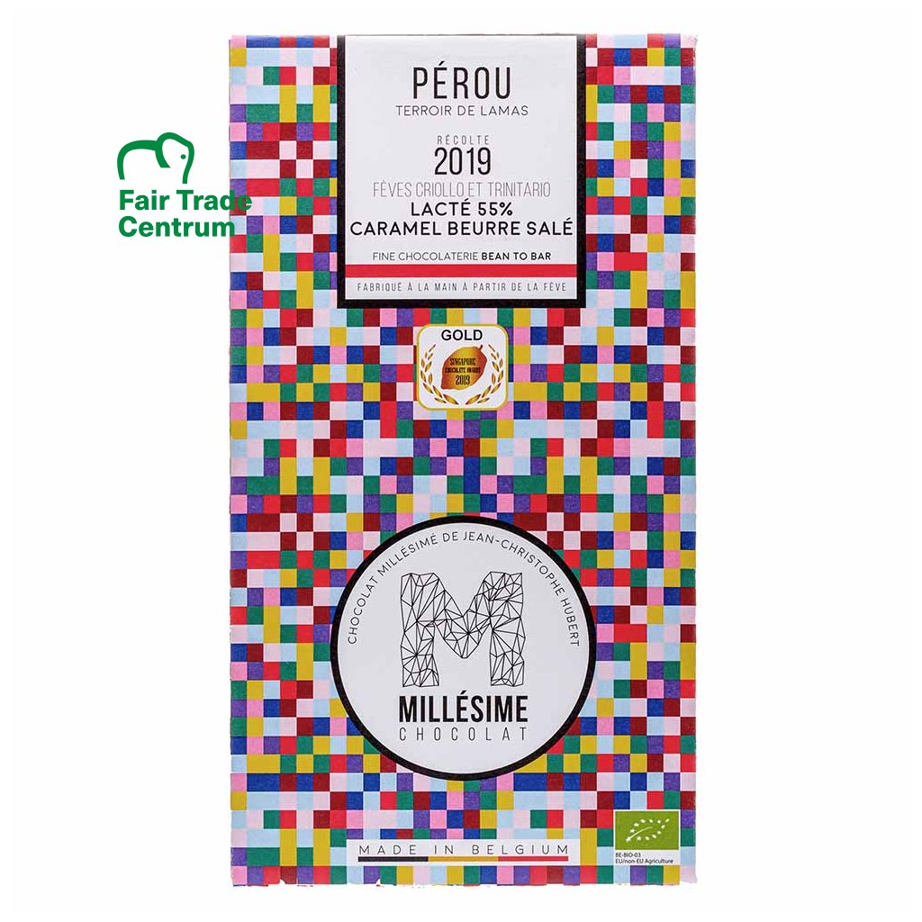 Čokoláda mléčná s máslovým karamelem 70g BIO