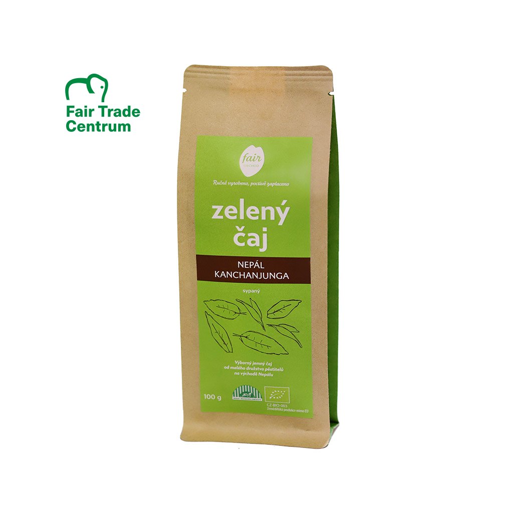 Nepál Kanchanjunga zelený čaj 100g BIO