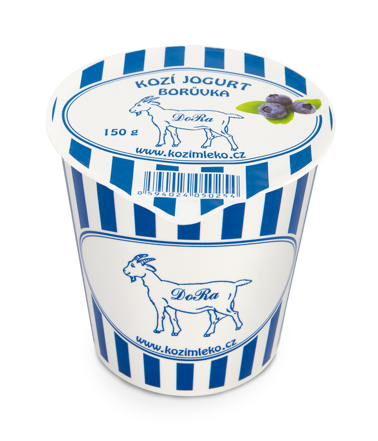 Kozí jogurt borůvka 150g