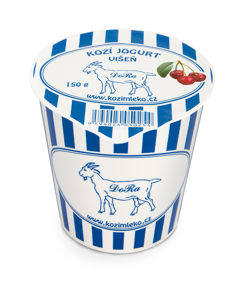 Kozí jogurt višeň 150g
